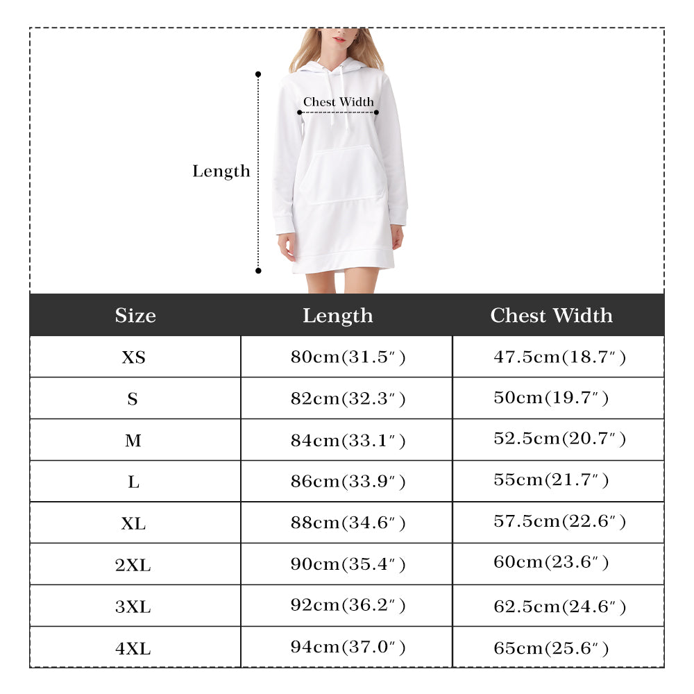 Red Caption Hoodie Dress 3