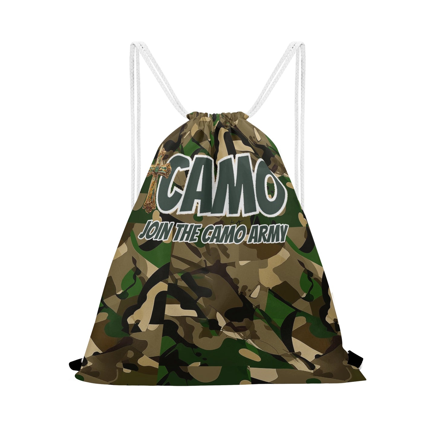 Camo Drawstring Bag
