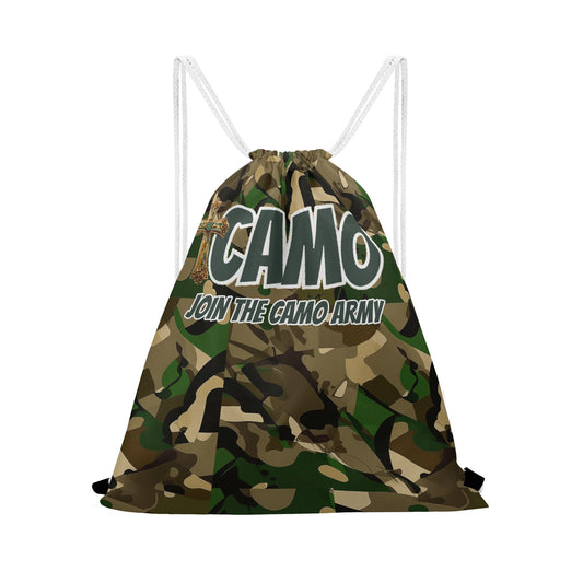 Camo Drawstring Bag