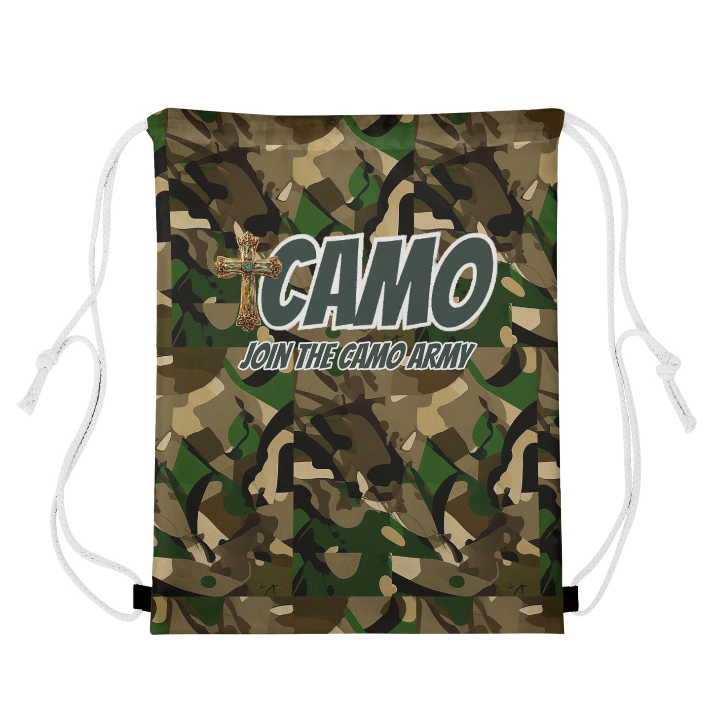 Camo Drawstring Bag