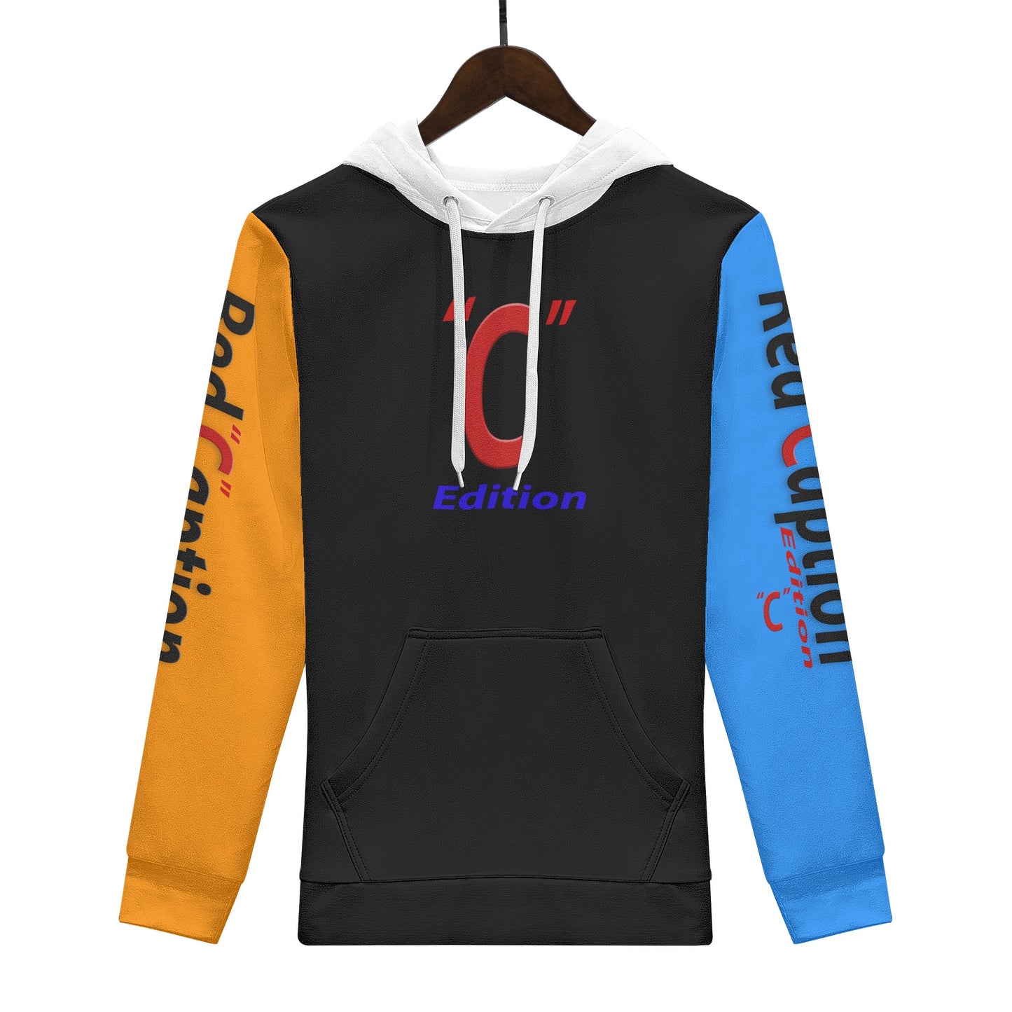 Red Caption Hoodie