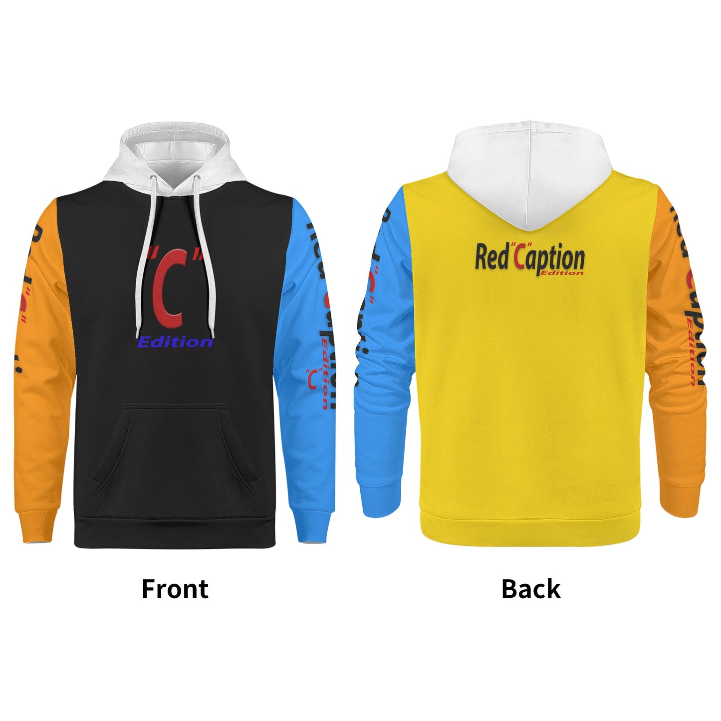 Red Caption Hoodie