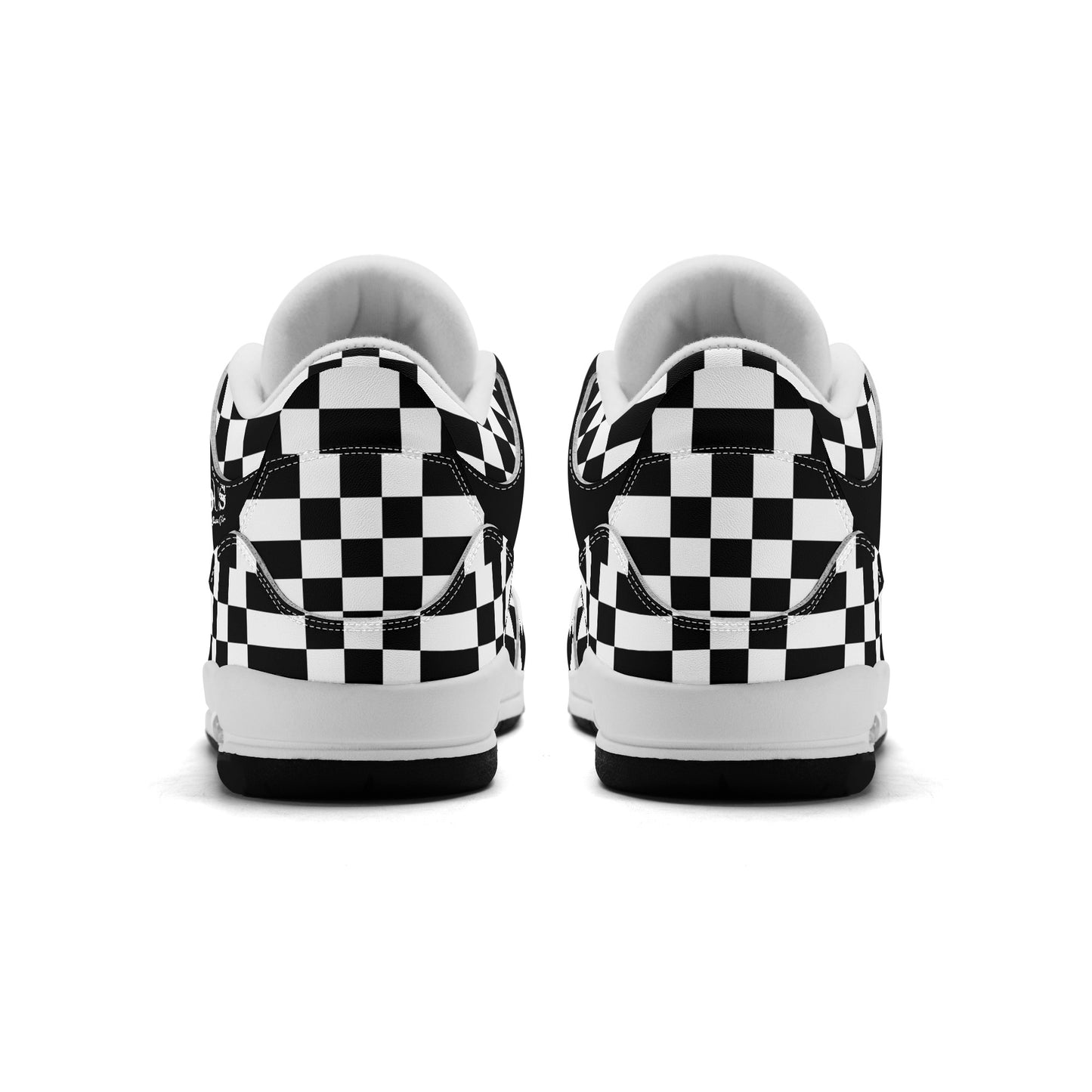 Mens Retro High Top Leather Basketball Sneakers-A5