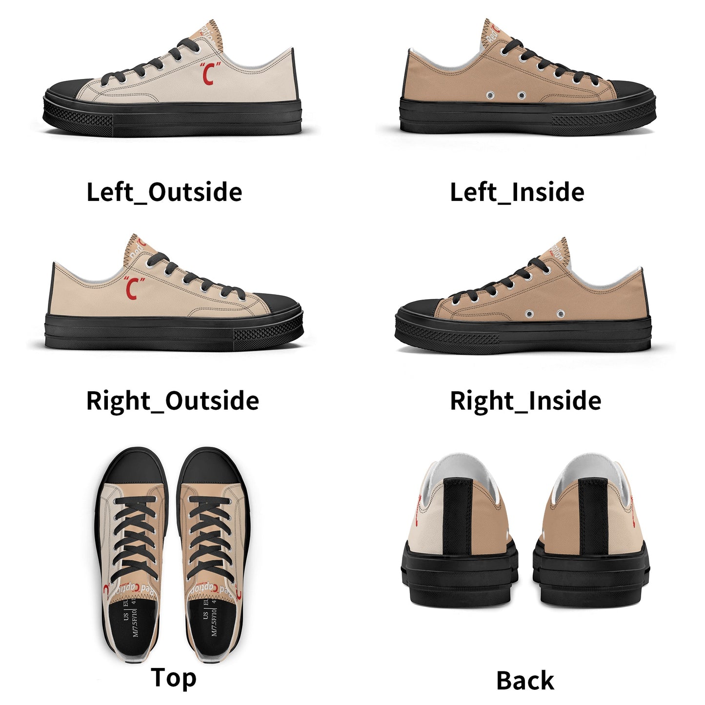 Womens Classic Low Top Canvas Shoes