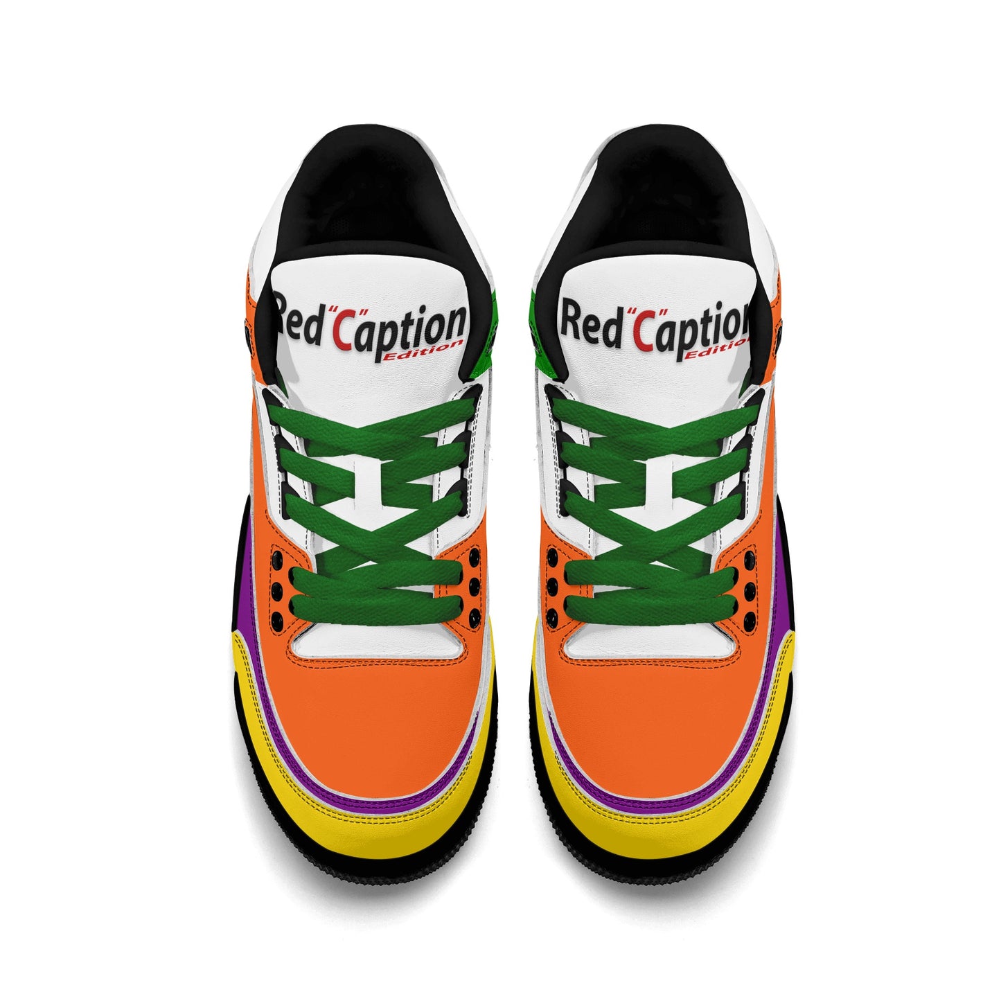 Mens Retro High Top Leather Basketball Sneakers-A5