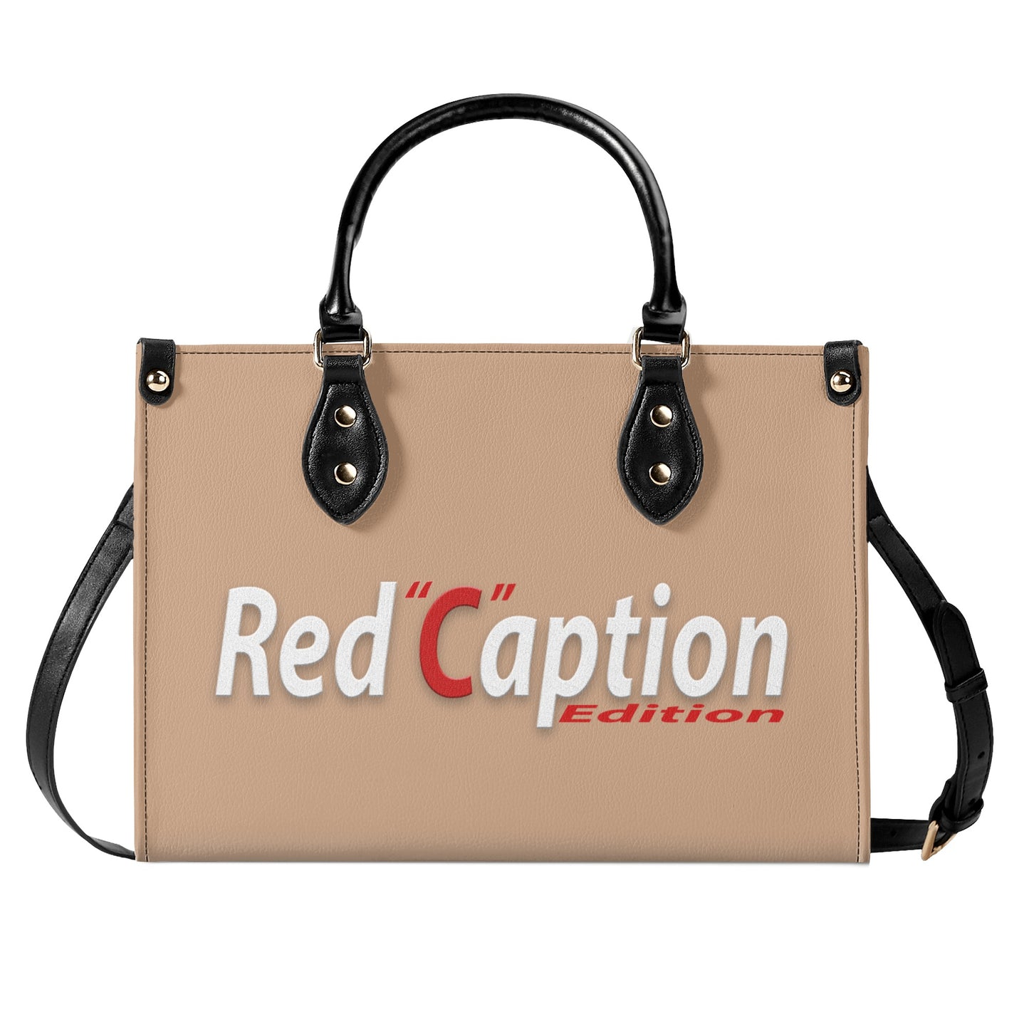 Red Caption Purse