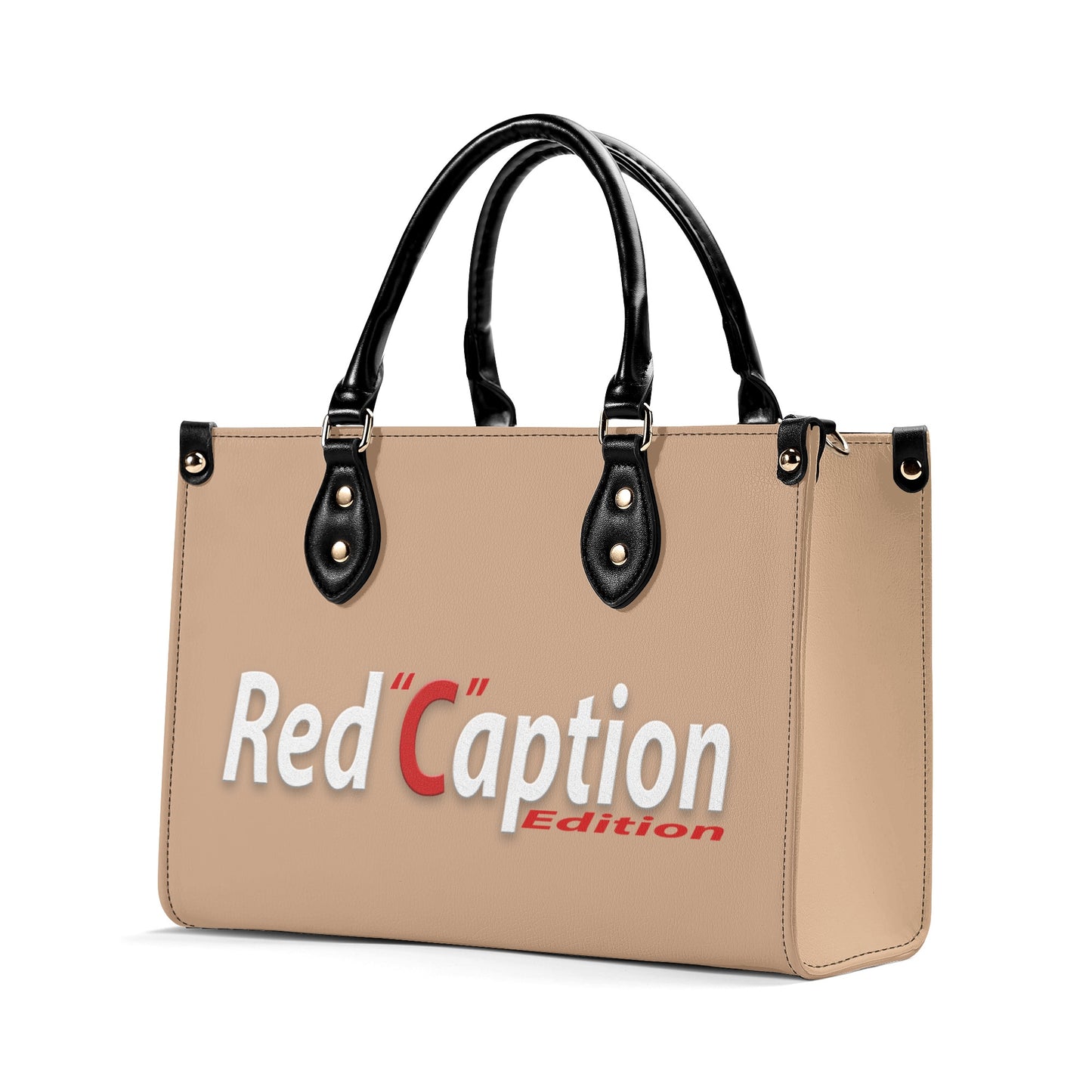 Red Caption Purse
