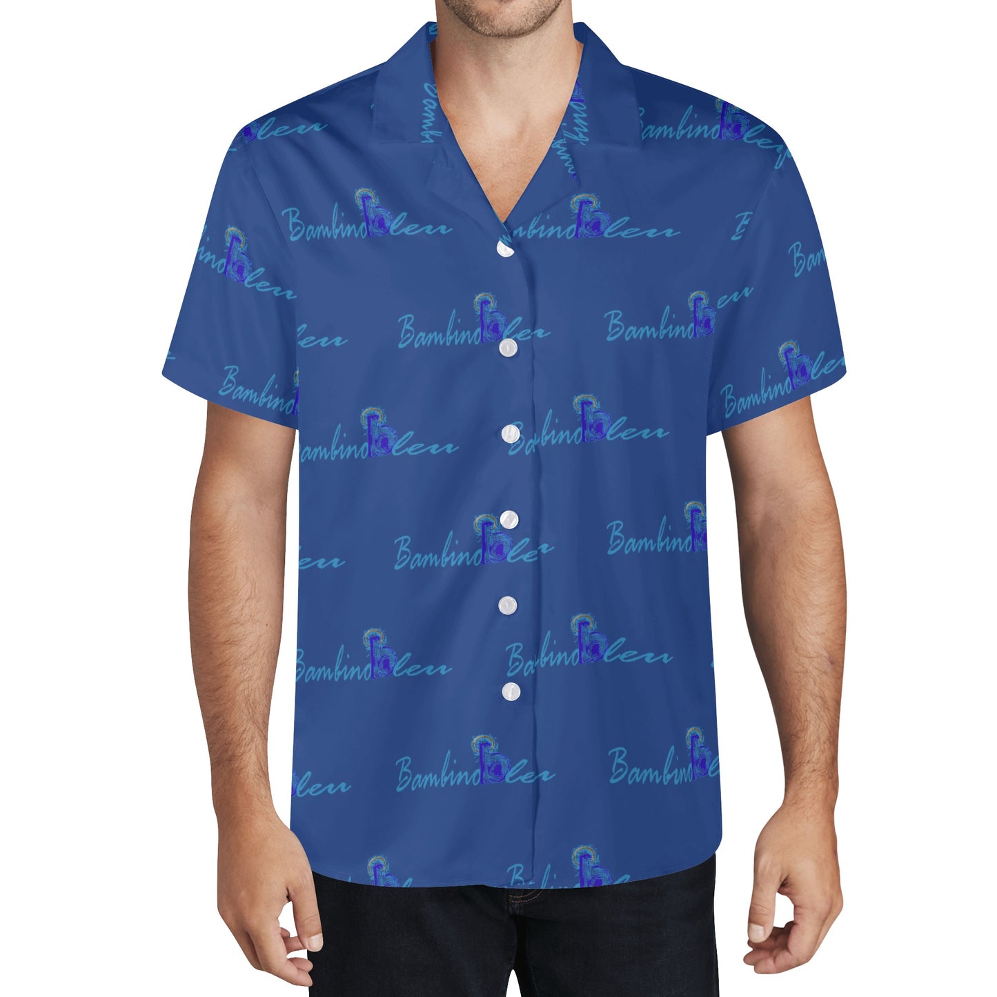 BB Hawaiian Shirt blue blue