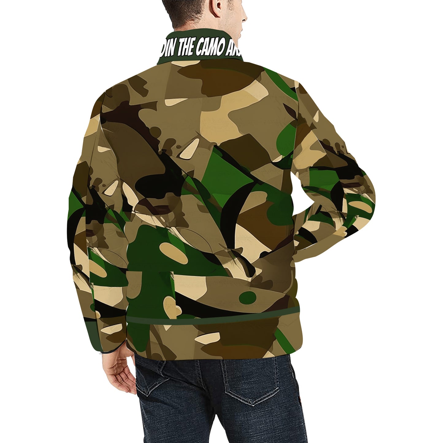 Camo Lightweight Bomber Jacket