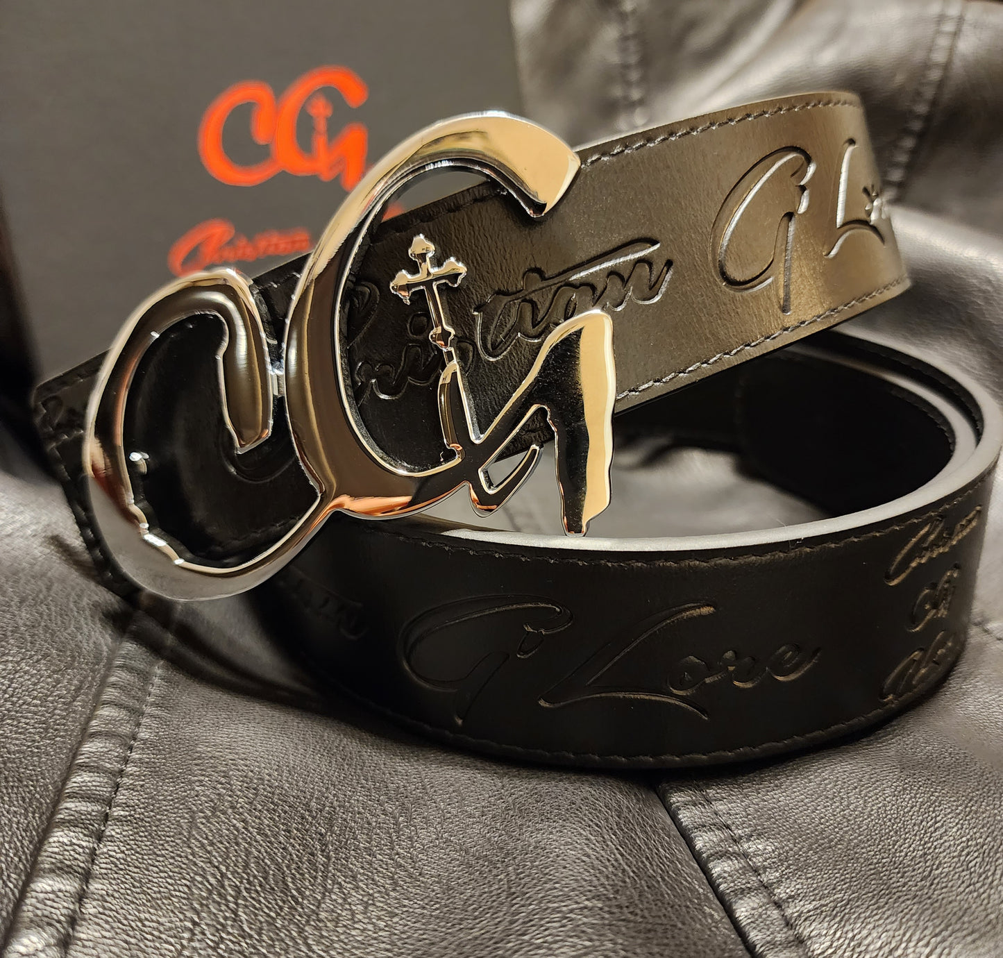 CG  Custom Leather Belt