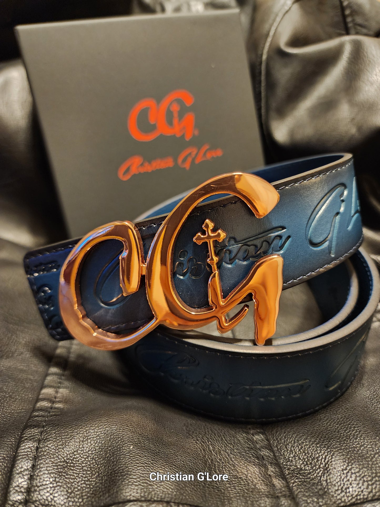 CG  Custom Leather Belt