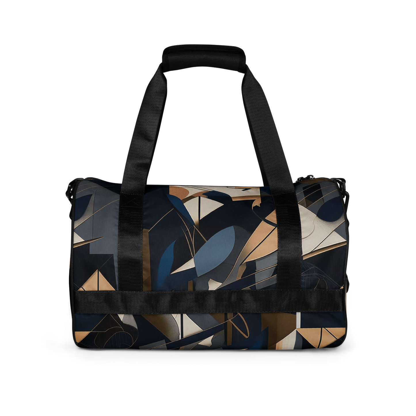 CG Abstract brown and blue Gym Bag