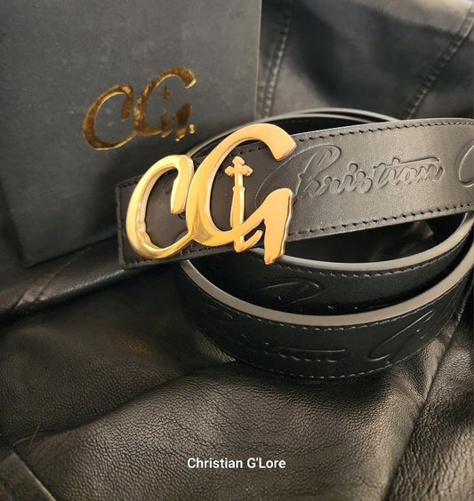 CG  Custom Leather Belt