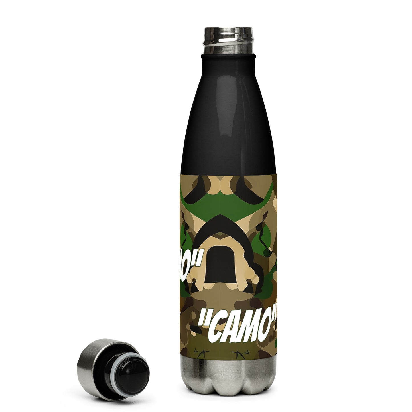 Stainless steel Camo water bottle