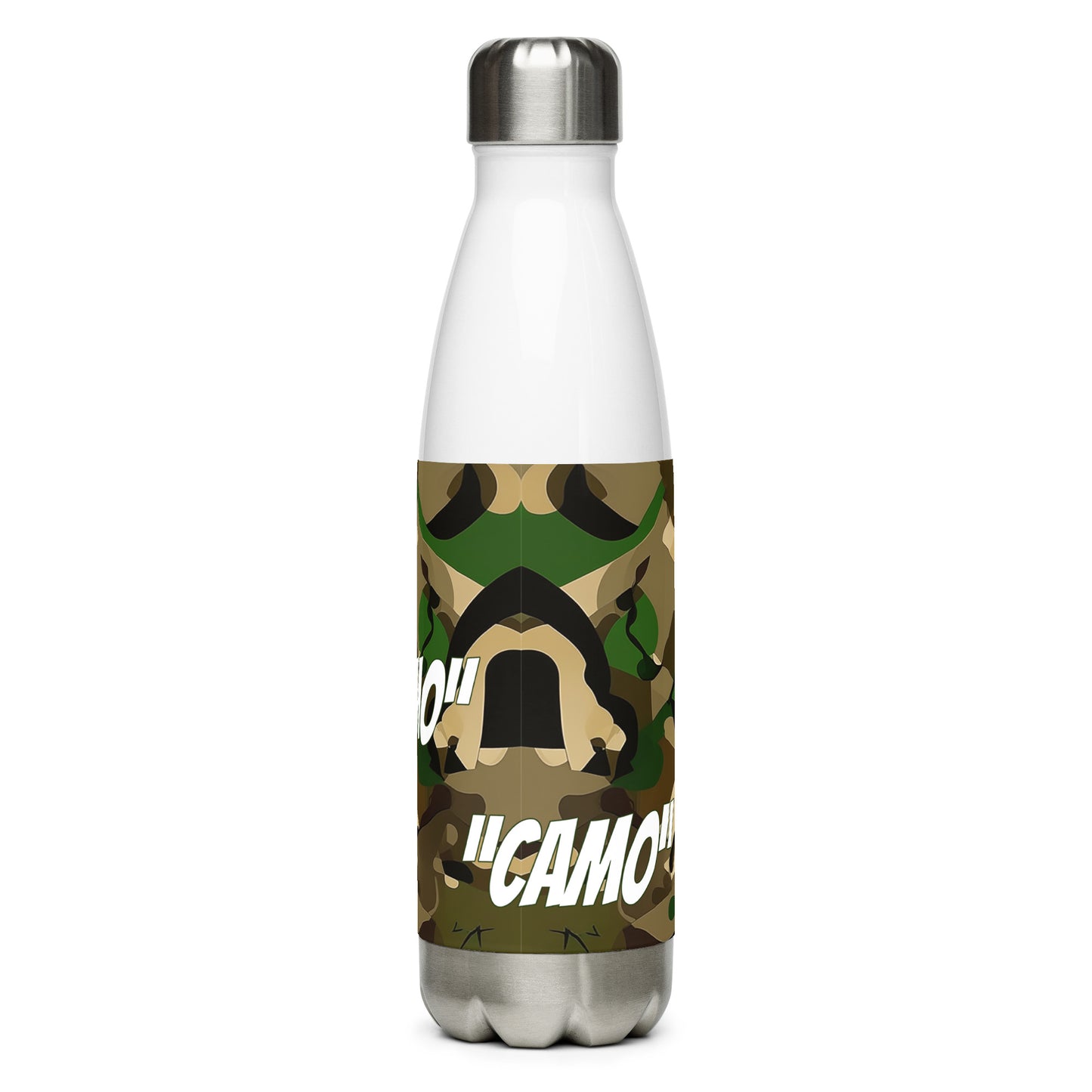 Stainless steel Camo water bottle