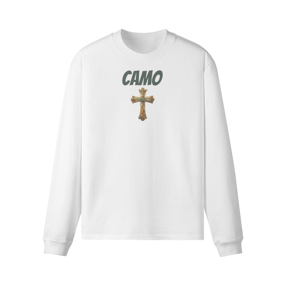 Camo Cross Long Sleeve Tee